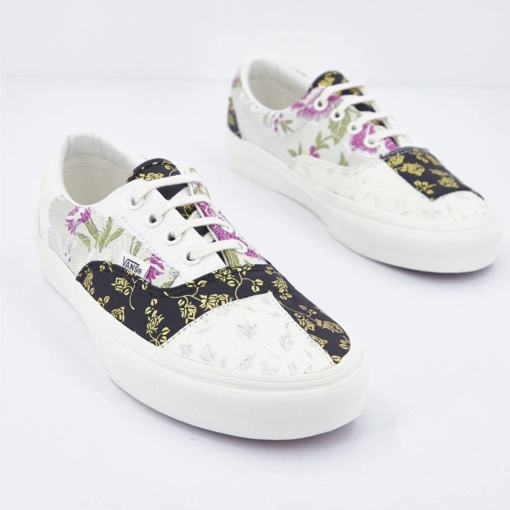 Vans: Era (Brocade) Patchwork/Tr Wht - Picture 3 of 7